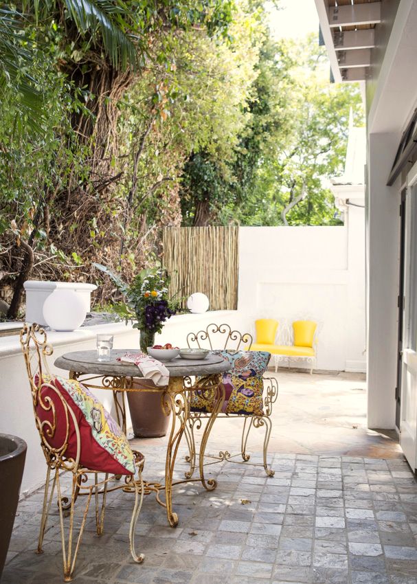 The courtyard